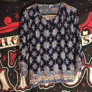✨5 for 25 Sale✨Beautiful Lucky Brand Peasant Top